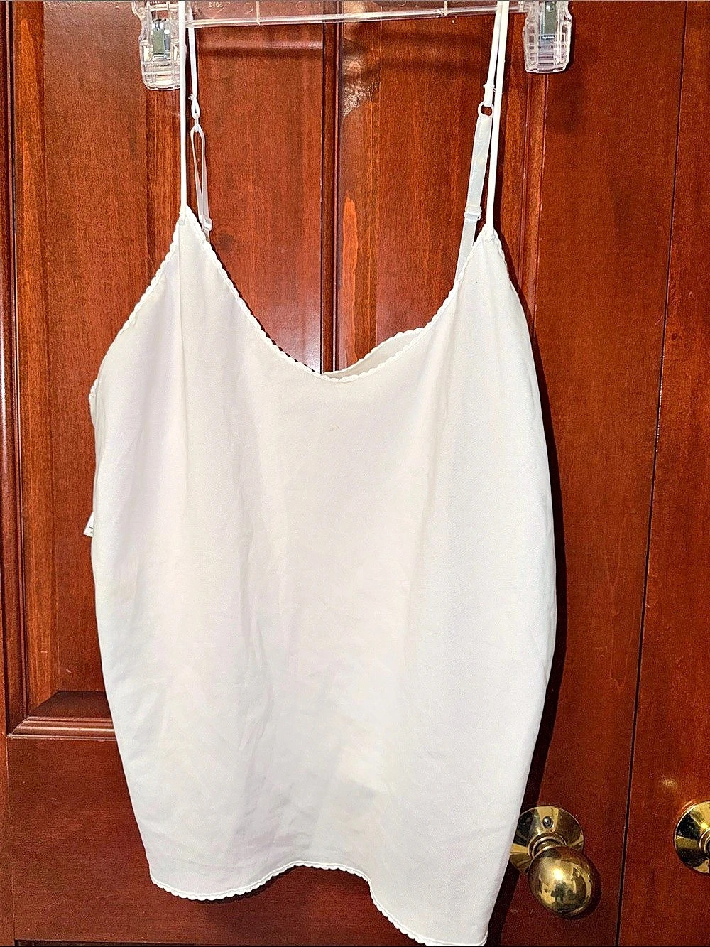 Vassarette White Camisole…Like New